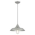 Westinghouse Pendant 60W Iron Hill 12In Broad Galvanized Steel Shade 6354600